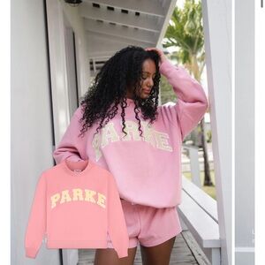 PARKE Limited Edition Summerland Sold Out Pink and Yellow Mockneck Size L/XL